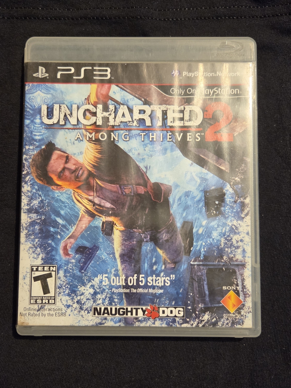 Uncharted 2: Among Thieves (PS3) - Blue Cover